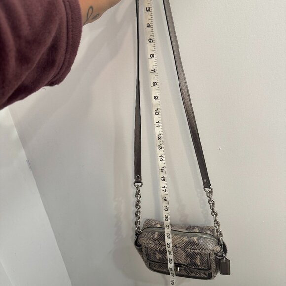 Coach Python Leather Cross Body Bag - Picture 11 of 15